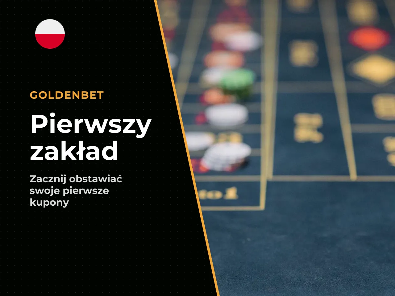 Wybór pierwszego zakładu po pierwszej wpłacie
