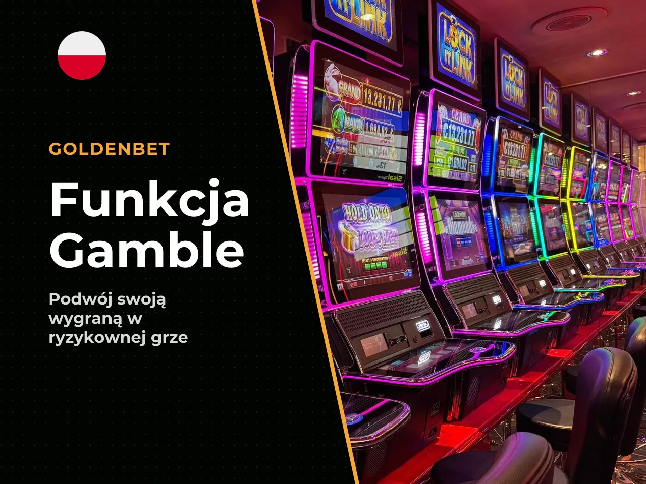 Funkcja gamble po wygranej. Opcja Gamble