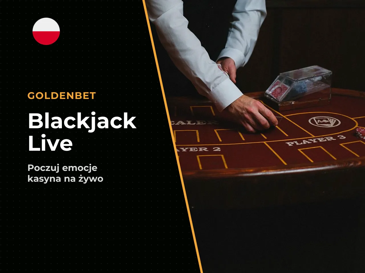 Blackjack z krupierem na żywo i